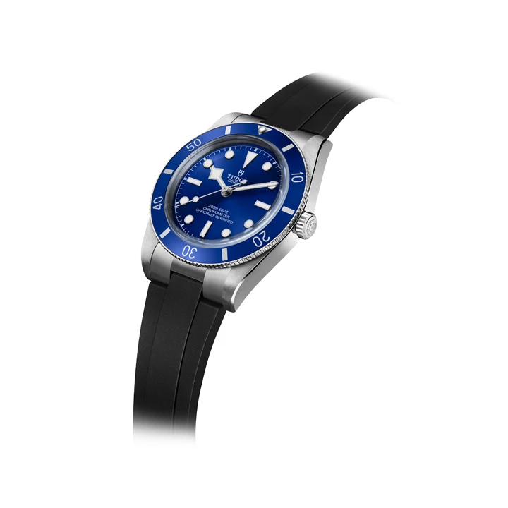 นาฬิกา Tudor Black Bay 54 สีน้ำเงิน หน้าปัดซันเรย์ สายยาง