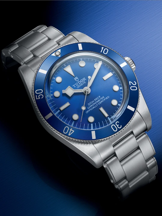 Tudor Black Bay 54 รุ่นปี 2026 ขอบตัวเรือนสีน้ำเงินไม่มีสเกล 0-10