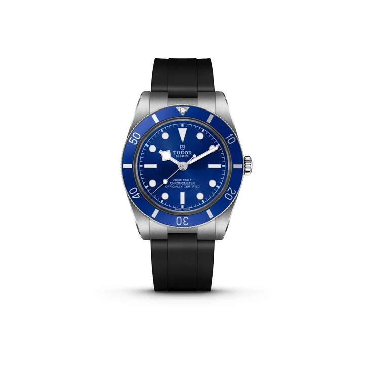 นาฬิกา Tudor Black Bay 54 สีน้ำเงิน หน้าปัดซันเรย์ สายยาง
