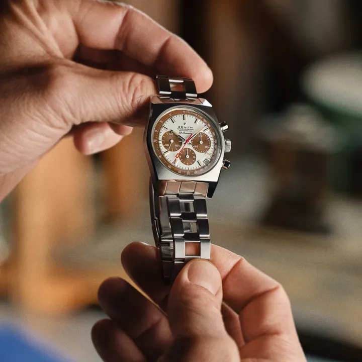 นาฬิกา Zenith Chronomaster Revival A384 หน้าปัด Tropical Dial สีน้ำตาล Chocolate Panda