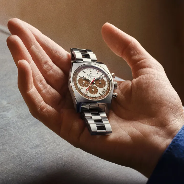 นาฬิกา Zenith Chronomaster Revival A384 หน้าปัด Tropical Dial สีน้ำตาล Chocolate Panda