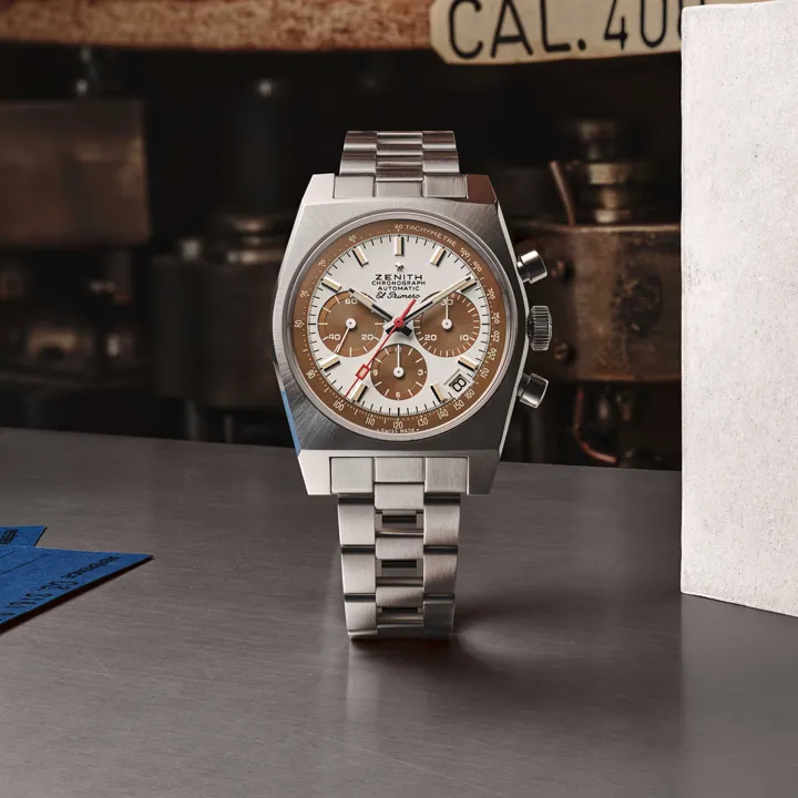 นาฬิกา Zenith Chronomaster Revival A384 หน้าปัด Tropical Dial สีน้ำตาล Chocolate Panda