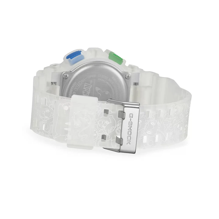 นาฬิกา Casio G-SHOCK x Pokémon รุ่น GA-110PKM-7A ตัวเรือนใสลาย Pikachu ฉลองครบรอบ 30 ปี โปเกมอน