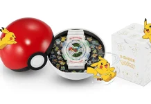 นาฬิกา Casio G-SHOCK x Pokémon รุ่น GA-110PKM-7A ตัวเรือนใสลาย Pikachu ฉลองครบรอบ 30 ปี โปเกมอน