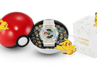 นาฬิกา Casio G-SHOCK x Pokémon รุ่น GA-110PKM-7A ตัวเรือนใสลาย Pikachu ฉลองครบรอบ 30 ปี โปเกมอน