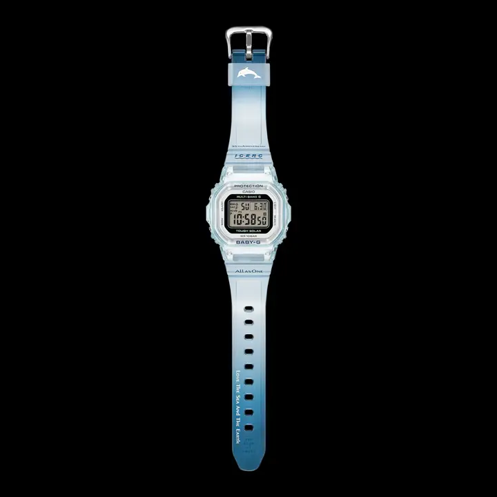 นาฬิกา Casio G-SHOCK Love The Sea And The Earth 2026 ทั้ง 3 รุ่น ตัวเรือนสีน้ำเงินโปร่งแสงไล่เฉดสี
