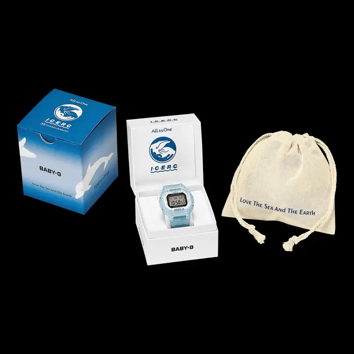 นาฬิกา Casio G-SHOCK Love The Sea And The Earth 2026 ทั้ง 3 รุ่น ตัวเรือนสีน้ำเงินโปร่งแสงไล่เฉดสี