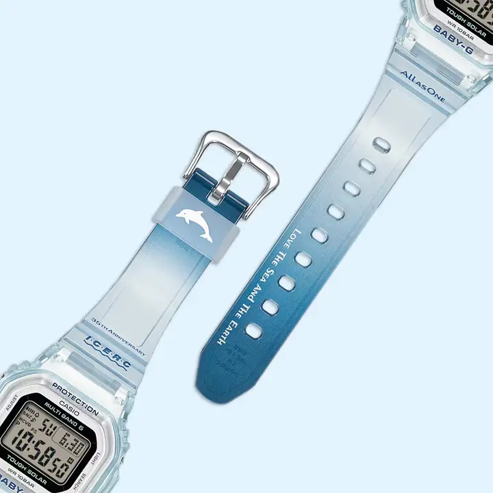 นาฬิกา Casio G-SHOCK Love The Sea And The Earth 2026 ทั้ง 3 รุ่น ตัวเรือนสีน้ำเงินโปร่งแสงไล่เฉดสี