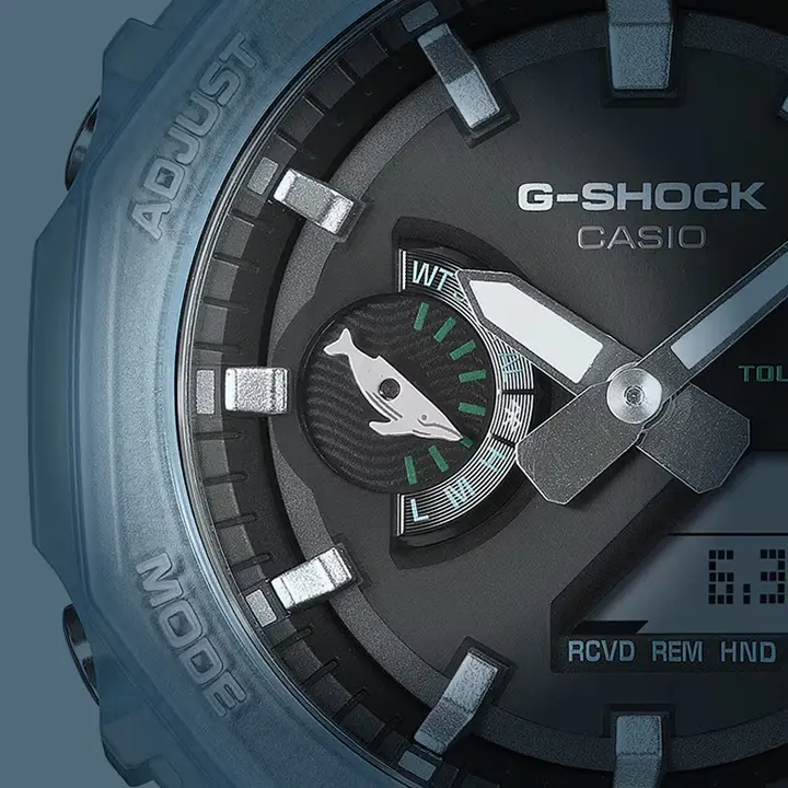 นาฬิกา Casio G-SHOCK Love The Sea And The Earth 2026 ทั้ง 3 รุ่น ตัวเรือนสีน้ำเงินโปร่งแสงไล่เฉดสี