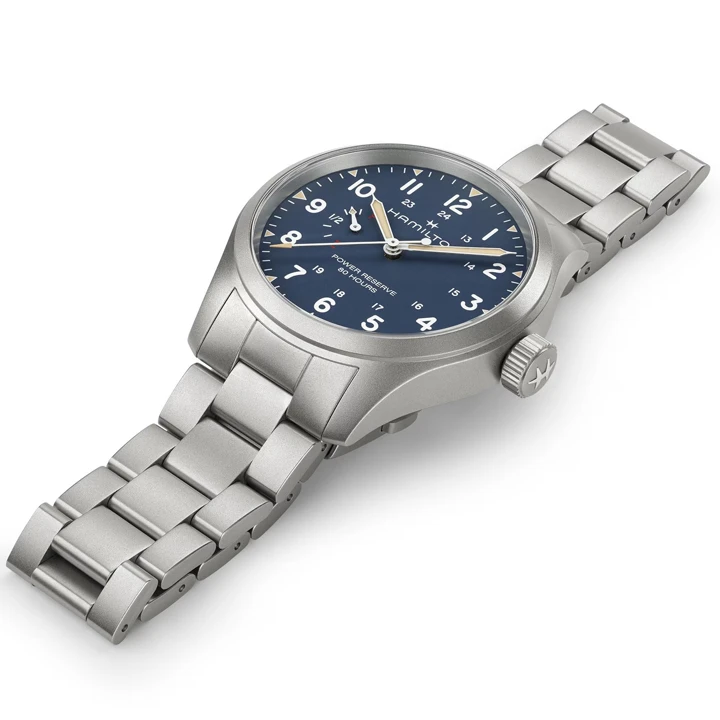 Hamilton Khaki Field สายสตีล และสายผ้า NATO สีเขียวทหารและสีน้ำเงิน