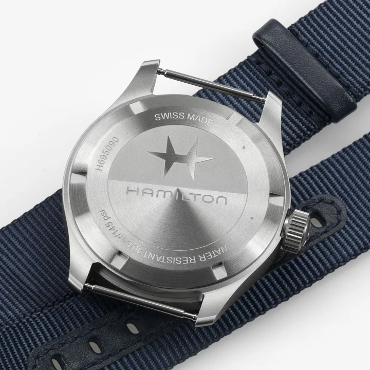 Hamilton Khaki Field สายสตีล และสายผ้า NATO สีเขียวทหารและสีน้ำเงิน