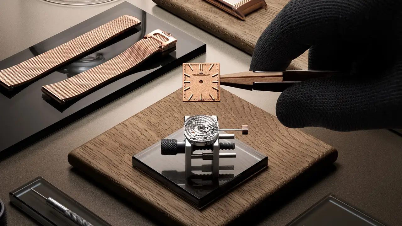 นาฬิกา Jaeger-LeCoultre Reverso Tribute Monoface Or Deco ตัวเรือนทองคำ