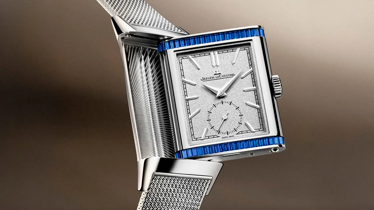 นาฬิกา Jaeger-LeCoultre Reverso Tribute Monoface Or Deco Cocktail ประดับอัญมณีทรง Baguette