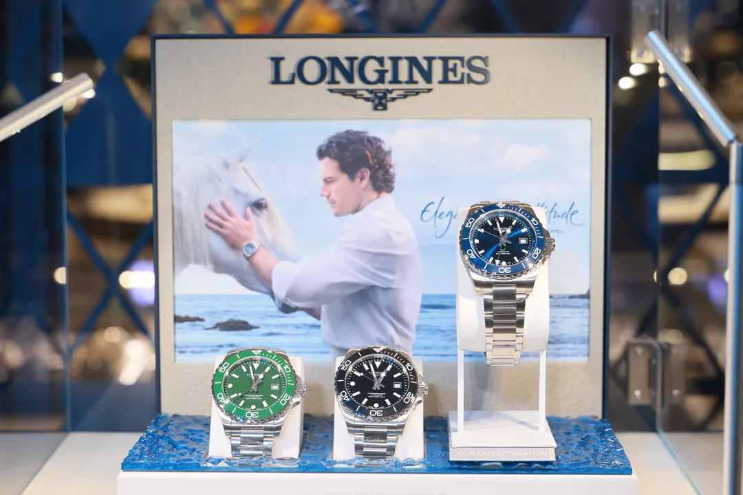 Longines เปิด Pop-up Store ที่ Central World นาฬิกา Longines HydroConquest โฉมใหม่ ขอบตัวเรือนเซรามิก พร้อมสายถัก Milanese"