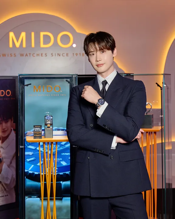 Lee Jong Suk อีจงซอก แบรนด์แอมบาสเดอร์ Mido สวมใส่นาฬิกา Ocean Star 200 ในงานเปิดตัวที่กรุงโซล