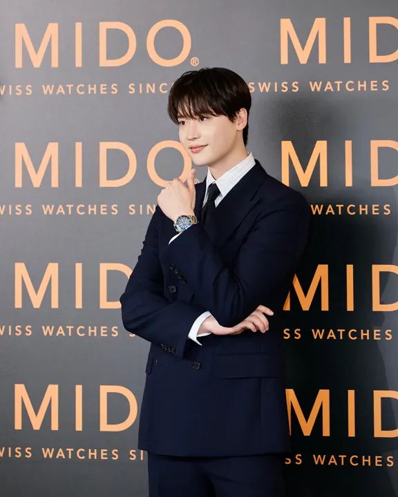 Lee Jong Suk อีจงซอก แบรนด์แอมบาสเดอร์ Mido สวมใส่นาฬิกา Ocean Star 200 ในงานเปิดตัวที่กรุงโซล