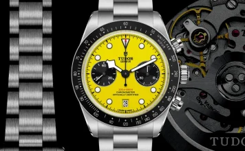 นาฬิกาโครโนกราฟ Tudor Black Bay Chrono 39 Bumblebee รหัส m79310n-0001