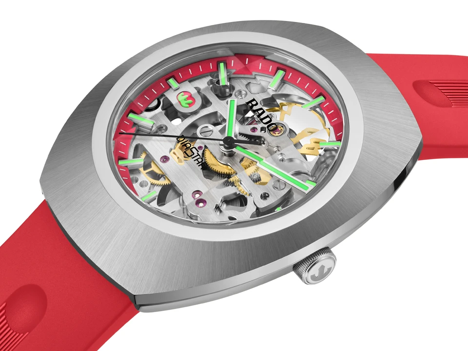 Rado DiaStar Original Skeleton Limited Edition สีสันรับฤดูร้อน Rado DiaStar Original Skeleton สีแดง Ref.R12169409 นาฬิการุ่นลิมิเต็ดเอดิชั่น