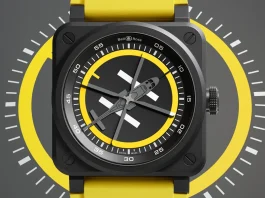 นาฬิกา Bell & Ross BR-03 Helipad ตัวเรือนเซรามิกสีดำขนาด 41 มิลลิเมตร พร้อมหน้าปัดลานจอดเฮลิคอปเตอร์