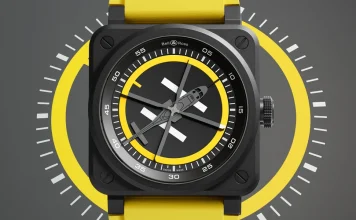 นาฬิกา Bell & Ross BR-03 Helipad ตัวเรือนเซรามิกสีดำขนาด 41 มิลลิเมตร พร้อมหน้าปัดลานจอดเฮลิคอปเตอร์