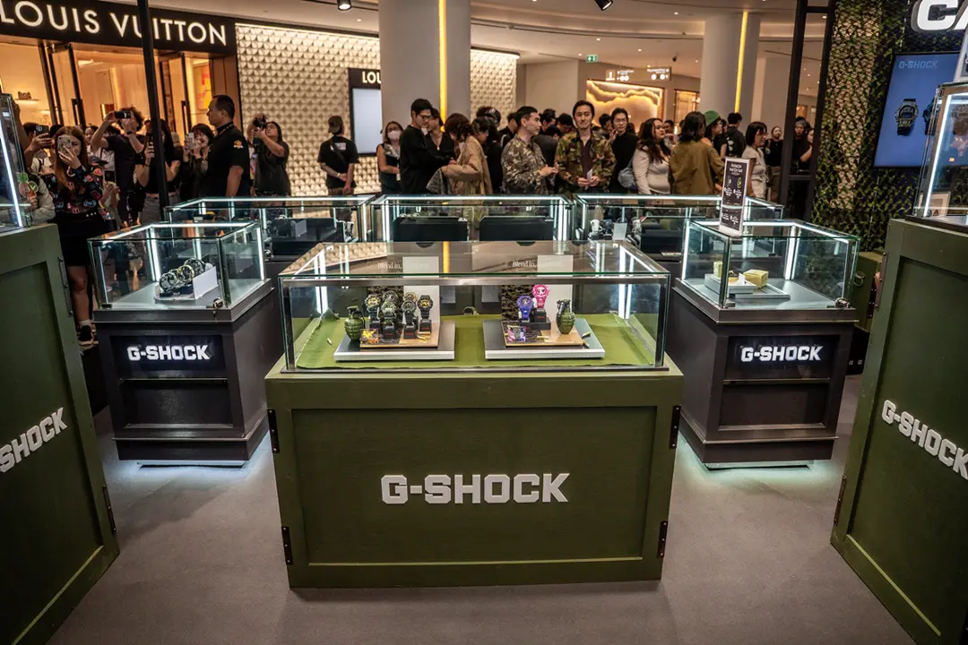 นาฬิกา G-SHOCK BOLD CAMO SERIES ลายพรางสีเขียวทหารผสานหน้าปัดสีทอง