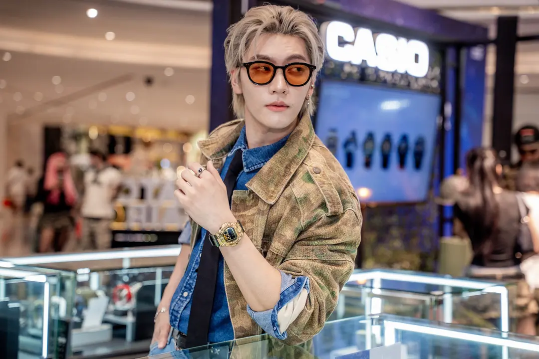 นาฬิกา G-SHOCK BOLD CAMO SERIES ลายพรางสีเขียวทหารผสานหน้าปัดสีทอง