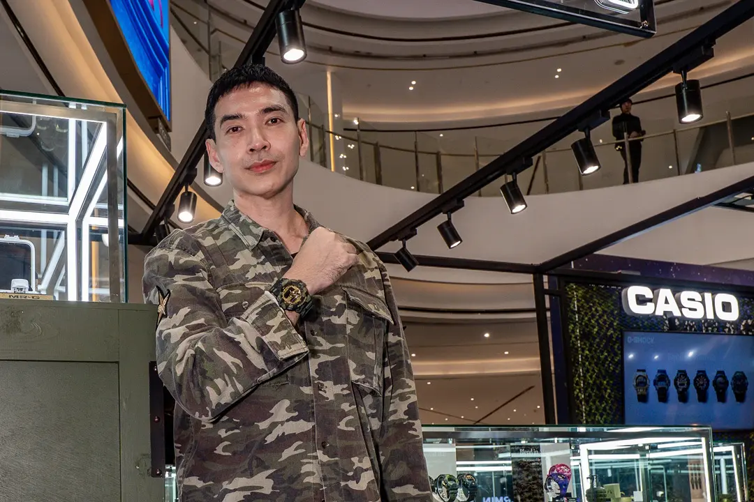 นาฬิกา G-SHOCK BOLD CAMO SERIES ลายพรางสีเขียวทหารผสานหน้าปัดสีทอง