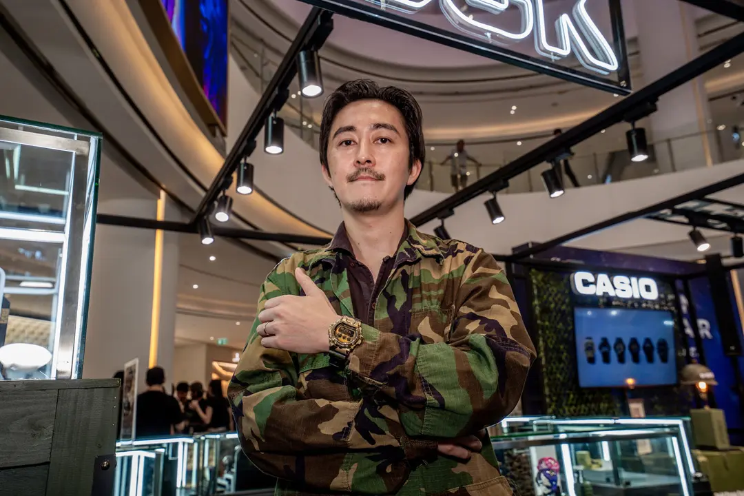นาฬิกา G-SHOCK BOLD CAMO SERIES ลายพรางสีเขียวทหารผสานหน้าปัดสีทอง