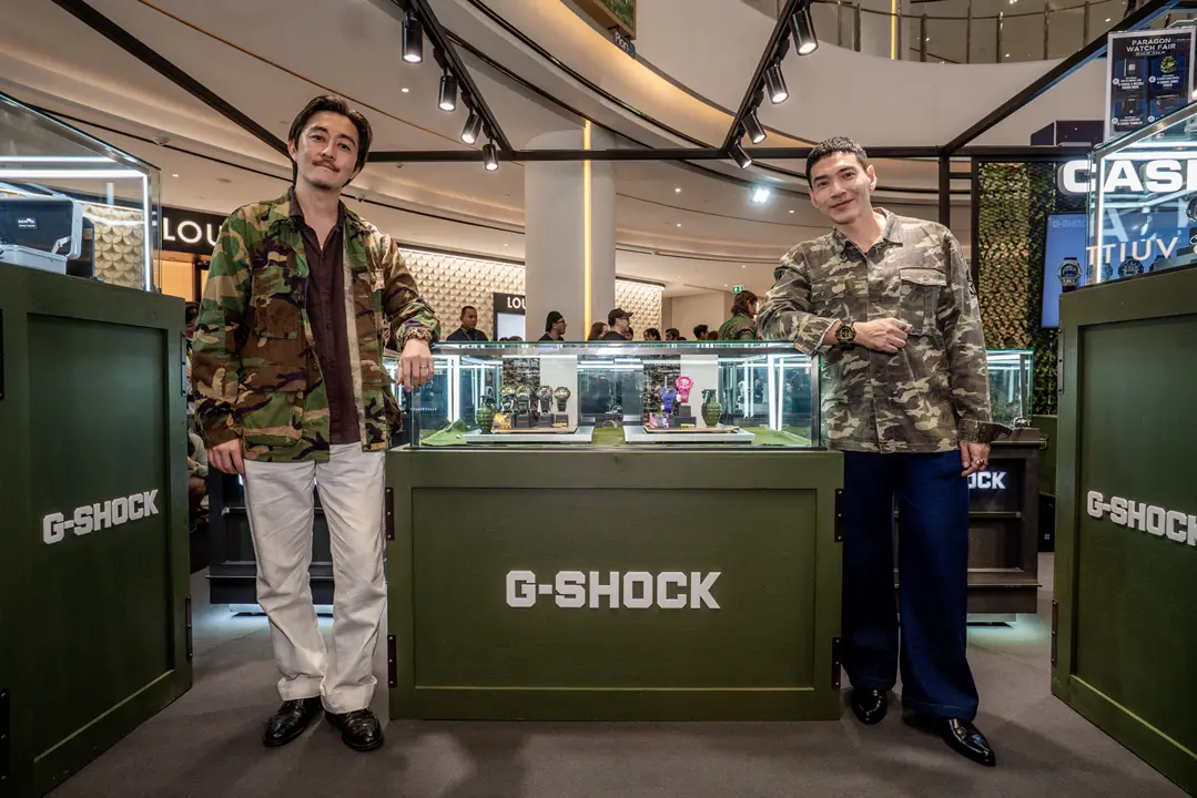 นาฬิกา G-SHOCK BOLD CAMO SERIES ลายพรางสีเขียวทหารผสานหน้าปัดสีทอง