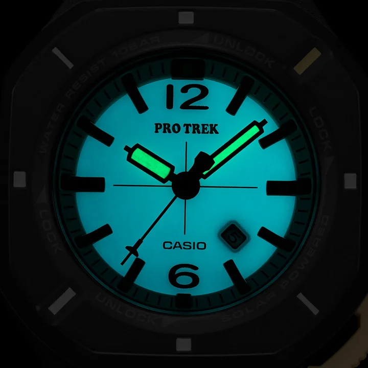 Casio Protrek PRJ-01AE-8 สีเทา พร้อมสายแขวนเป้ Carabiner