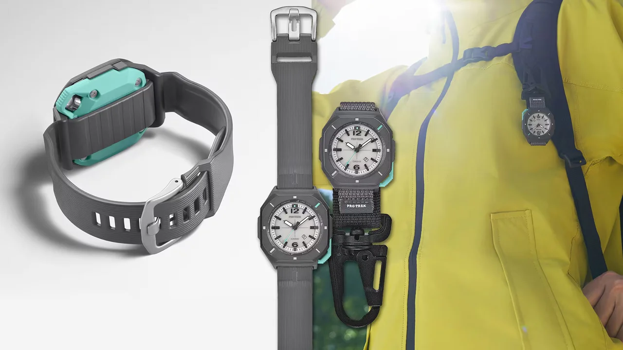 Casio Protrek PRJ-01 นาฬิกาเดินป่า 2-in-1 แขวนเป้และคาดข้อมือ