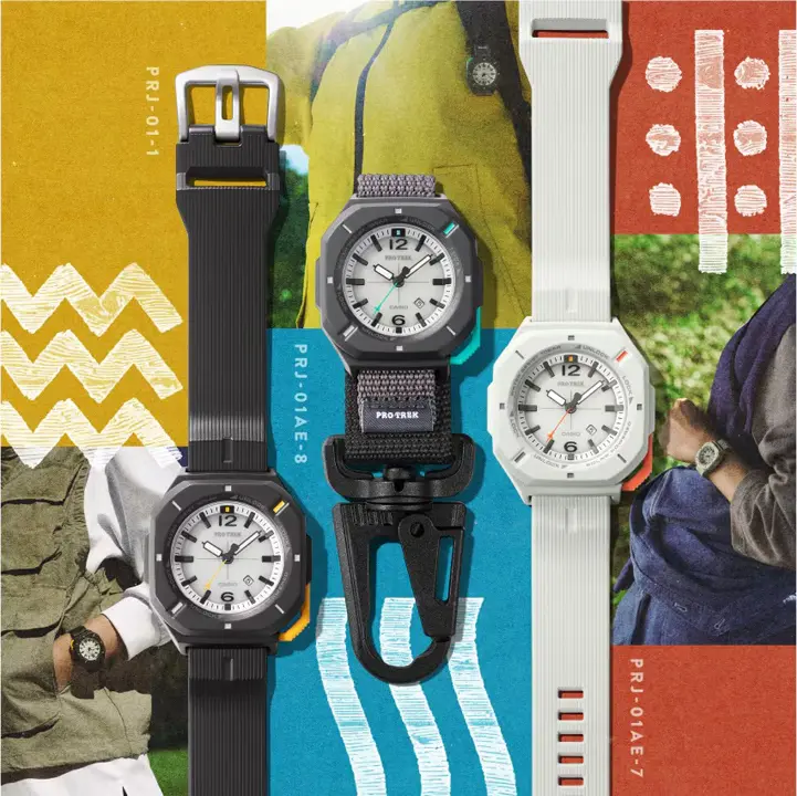 Casio Protrek PRJ-01 นาฬิกาเดินป่า 2-in-1 แขวนเป้และคาดข้อมือ