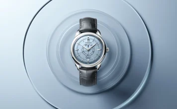 นาฬิกา Longines Conquest Heritage Central Power Reserve หน้าปัดสีฟ้าอ่อน Opaline