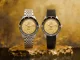นาฬิกา Rado Captain Cook 39mm หน้าปัดสีทอง Grained ขอบเซรามิกสีดำ สายสตีล Ref. R32223258