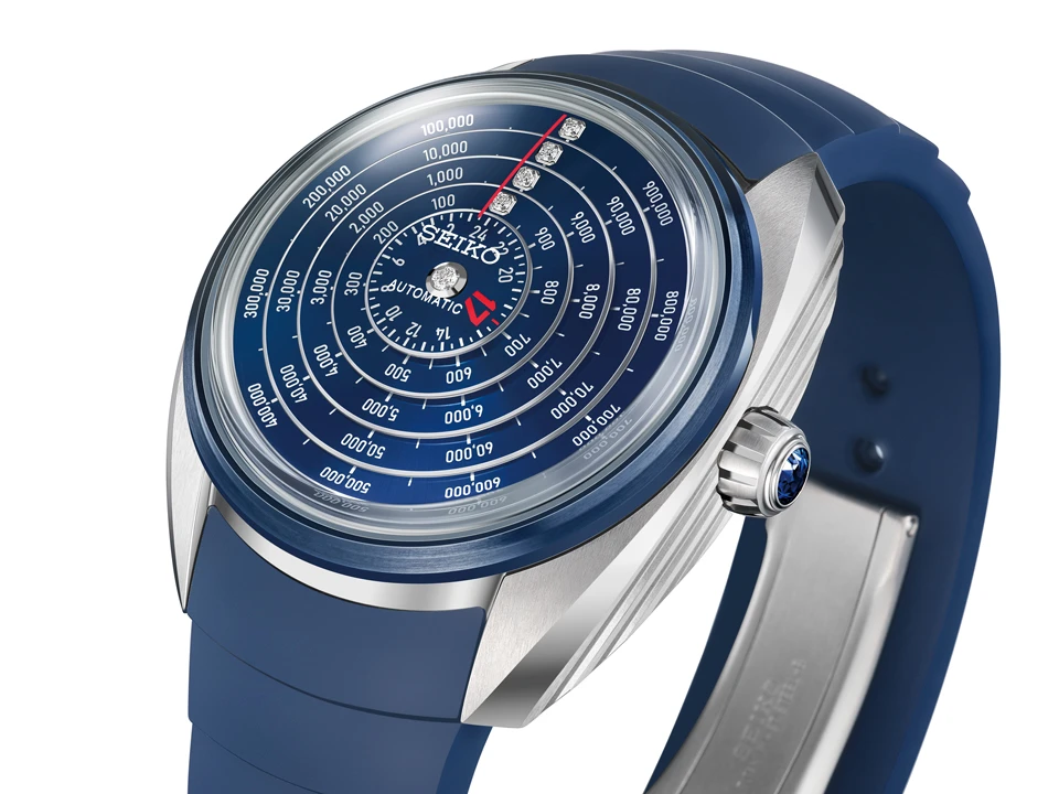 ภาพนาฬิกา Seiko Star Time ตัวเรือนไทเทเนียม หน้าปัดแสดงเวลา 1 ล้านชั่วโมง สร้างสรรค์พิเศษเรือนเดียวในโลกสำหรับ Shohei Ohtani