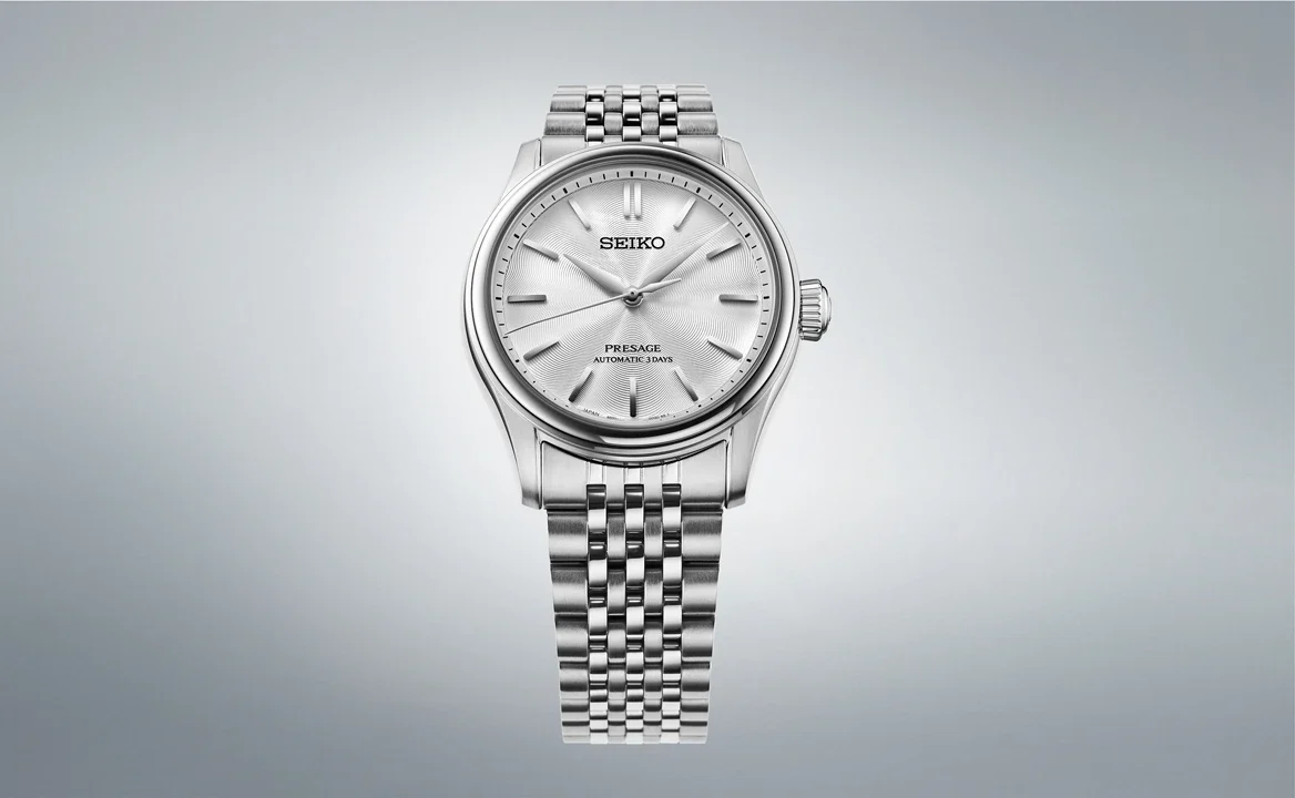 Seiko Presage HCC001J หน้าปัดสีขาว Shironeri สายสเตนเลสสตีล