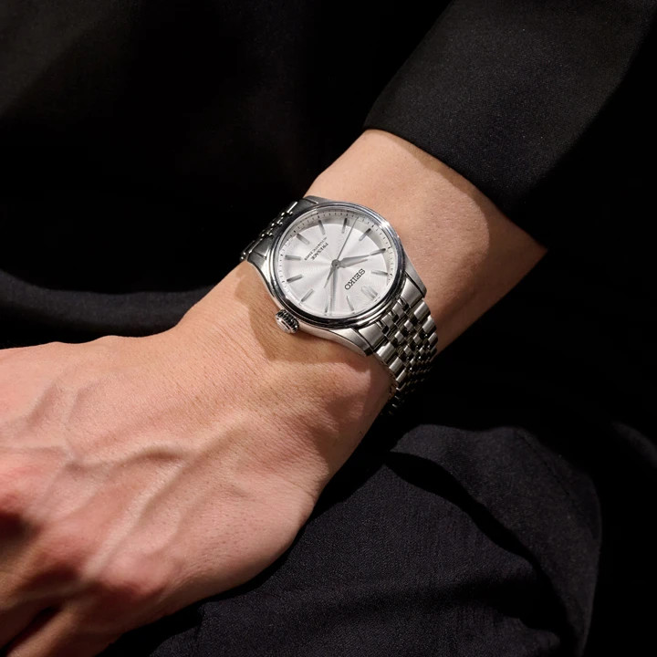 Seiko Presage HCC001J หน้าปัดสีขาว Shironeri สายสเตนเลสสตีล