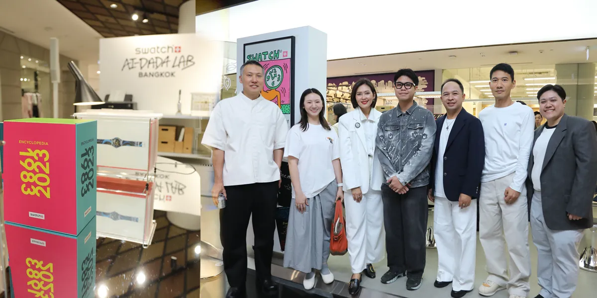 นิทรรศการ Swatch AI-DADA Lab ที่ Siam Discovery