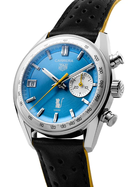 TAG Heuer Carrera Chronograph Thailand Limited Edition ความพิเศษเพียง 90 เรือนเท่านั้น TAG Heuer Carrera Chronograph Thailand Limited Edition หน้าปัดสีฟ้า Bira Blue ผลิตจำกัดเพียง 90 เรือน