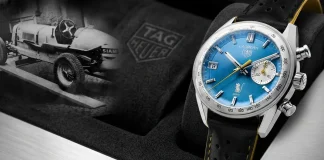 TAG Heuer Carrera Chronograph Thailand Limited Edition หน้าปัดสีฟ้า Bira Blue ผลิตจำกัดเพียง 90 เรือน