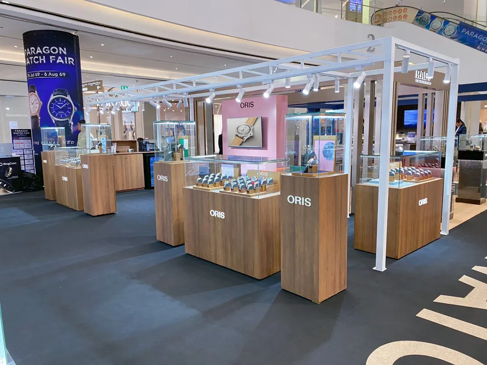 ORIS POP-UP เชิญร่วมสัมผัสคอลเลกชั่นใหม่ AT PARAGON WATCH FAIR 2026 บรรยากาศบูธ ORIS Pop-up ในงาน Paragon Watch Fair 2026 ศูนย์การค้าสยามพารากอน