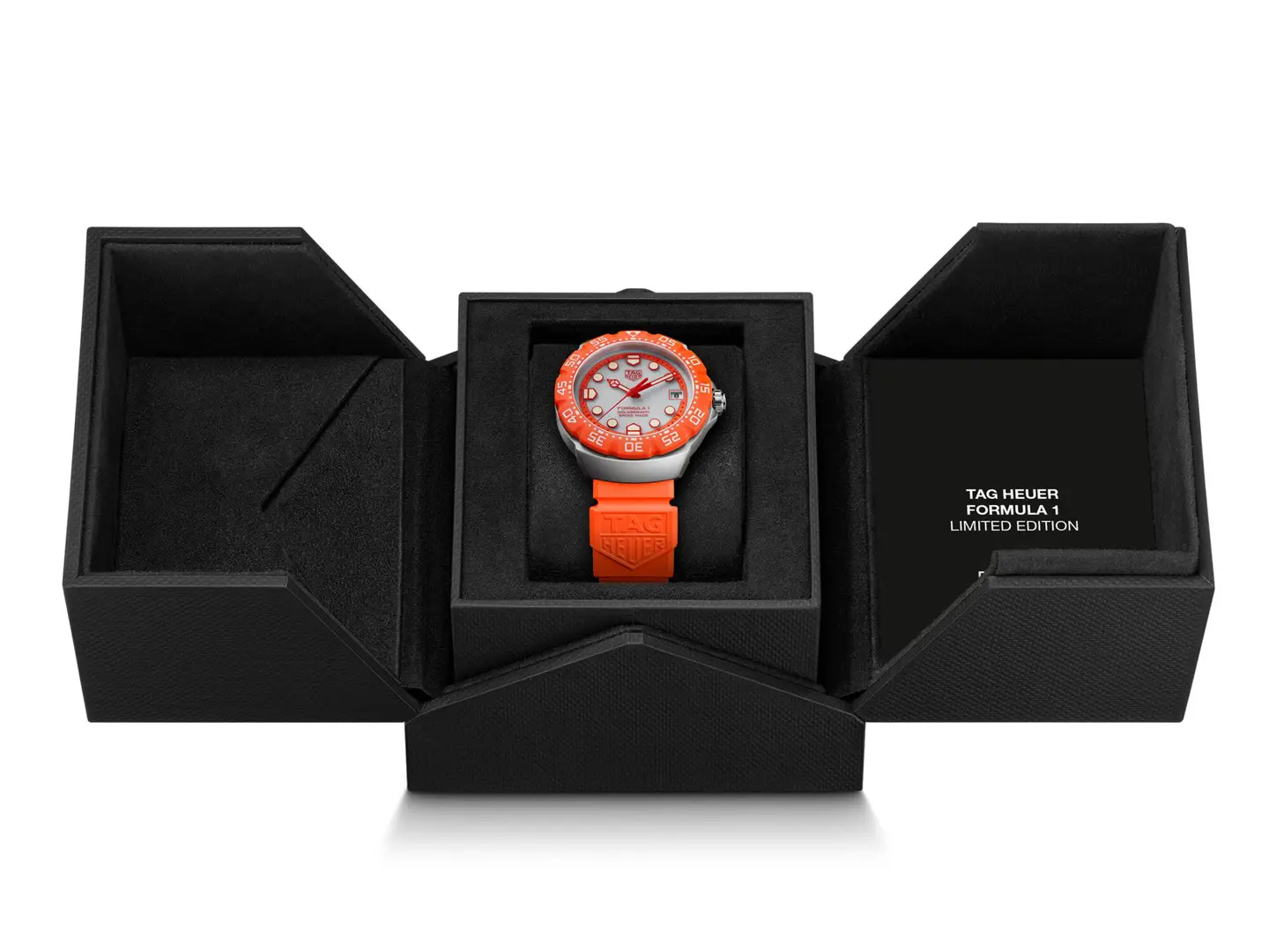 TAG Heuer Formula 1 สดใสรับงานแข่ง Dutch GP 2026 Package รูปภาพหน้าปกนาฬิกา TAG Heuer Formula 1 สีส้ม รุ่นลิมิเต็ดเอดิชั่น Dutch GP 2026 กลไก Solargraph พลังงานแสงอาทิตย์