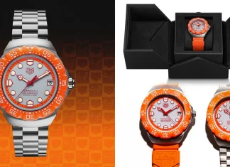 รูปภาพหน้าปกนาฬิกา TAG Heuer Formula 1 สีส้ม รุ่นลิมิเต็ดเอดิชั่น Dutch GP 2026 กลไก Solargraph พลังงานแสงอาทิตย์