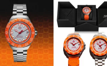 รูปภาพหน้าปกนาฬิกา TAG Heuer Formula 1 สีส้ม รุ่นลิมิเต็ดเอดิชั่น Dutch GP 2026 กลไก Solargraph พลังงานแสงอาทิตย์