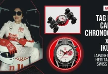 นาฬิกา TAG Heuer Carrera Chronograph x Team Ikuzawa รุ่นที่ 2 ตัวเรือน 39 มม. หน้าปัดสีขาวตกแต่งรายละเอียดสีแดง