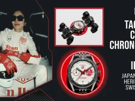 นาฬิกา TAG Heuer Carrera Chronograph x Team Ikuzawa รุ่นที่ 2 ตัวเรือน 39 มม. หน้าปัดสีขาวตกแต่งรายละเอียดสีแดง