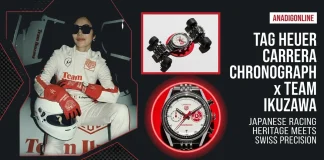 นาฬิกา TAG Heuer Carrera Chronograph x Team Ikuzawa รุ่นที่ 2 ตัวเรือน 39 มม. หน้าปัดสีขาวตกแต่งรายละเอียดสีแดง