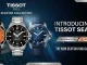 นาฬิกาดำน้ำ Tissot Seastar 2000 Professional ตัวเรือน 44 มิลลิเมตร หน้าปัดสีน้ำเงิน สีส้ม และ Stormy Grey