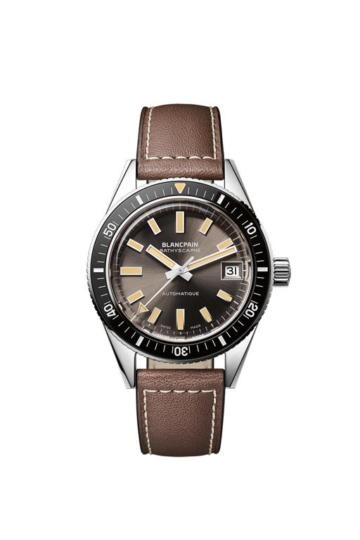 Blancpain Fifty Fathoms Bathyscaphe Ref. 5903 1110 63A กลับมาใหม่ฉลองครบรอบ 70 ปี กลไกอัตโนมัติ Calibre 1150 ฝาหลังใส Blancpain Bathyscaphe