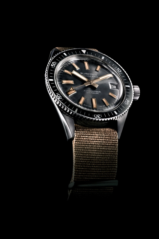 Blancpain Fifty Fathoms Bathyscaphe Ref. 5903 1110 63A กลับมาใหม่ฉลองครบรอบ 70 ปี นาฬิกาวินเทจ Blancpain Fifty Fathoms Bathyscaphe ปี 1968